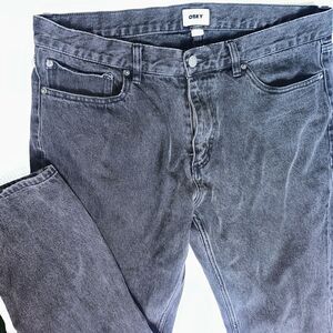 Obey Bigwig Men’s Jeans 36 Black skater distressed